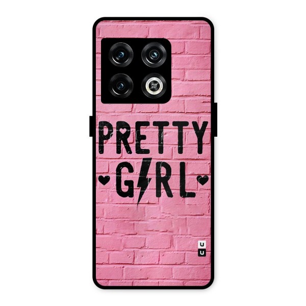 Pretty Girl Wall Metal Back Case for OnePlus 10 Pro 5G