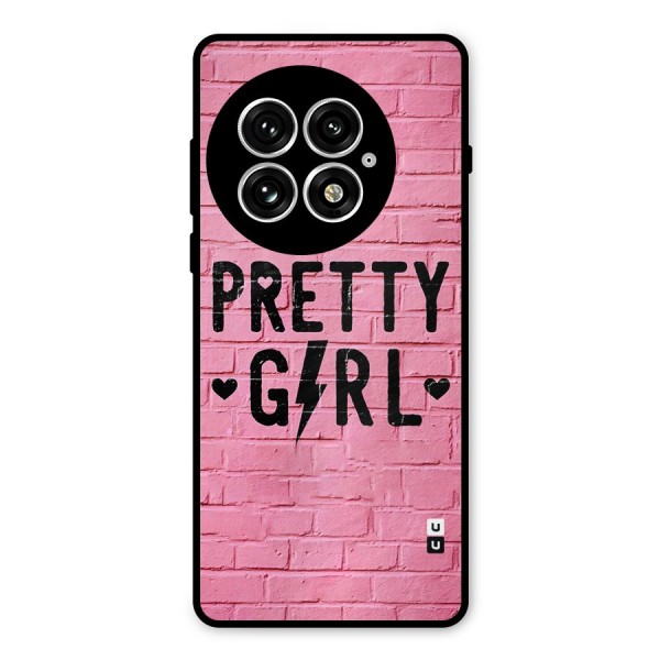 Pretty Girl Wall Metal Back Case for OnePlus 13