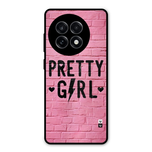 Pretty Girl Wall Metal Back Case for OnePlus 13R