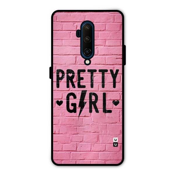 Pretty Girl Wall Metal Back Case for OnePlus 7T Pro