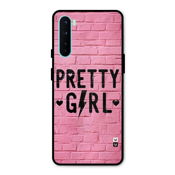 Pretty Girl Wall Metal Back Case for OnePlus Nord