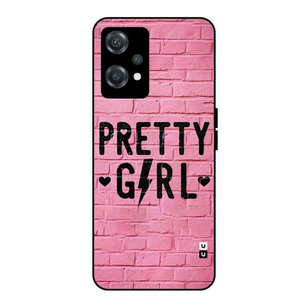 Pretty Girl Wall Metal Back Case for OnePlus Nord CE 2 Lite 5G