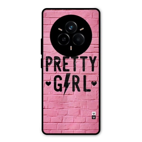 Pretty Girl Wall Metal Back Case for Realme 14 Pro Plus