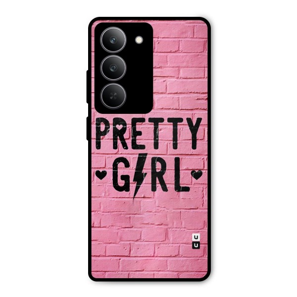 Pretty Girl Wall Metal Back Case for Realme 14x