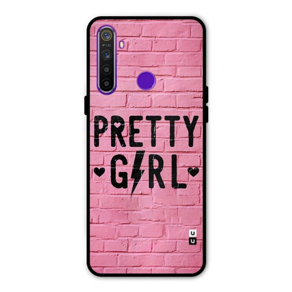 Pretty Girl Wall Metal Back Case for Realme 5i