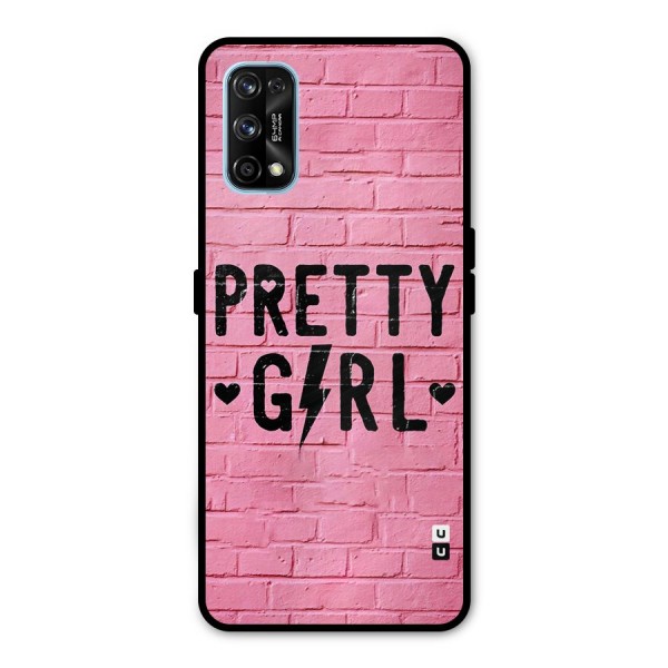 Pretty Girl Wall Metal Back Case for Realme 7 Pro