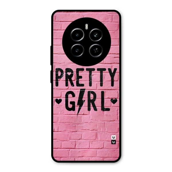 Pretty Girl Wall Metal Back Case for Realme P1