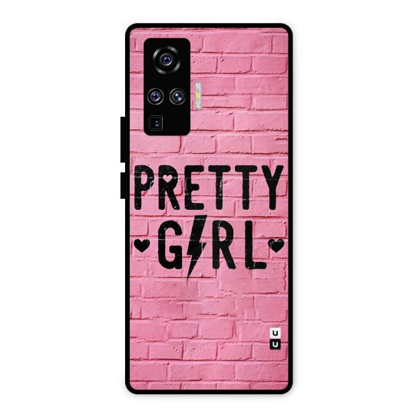 Pretty Girl Wall Metal Back Case for Vivo X50 Pro