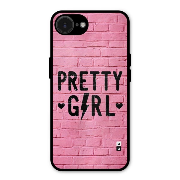 Pretty Girl Wall Metal Back Case for iPhone 16e