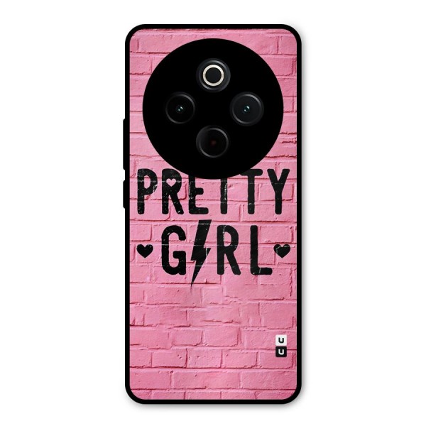 Pretty Girl Wall Metal Back Case for iQOO Z10