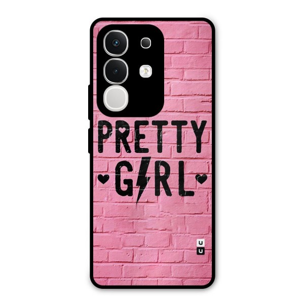 Pretty Girl Wall Metal Back Case for iQOO Z10x