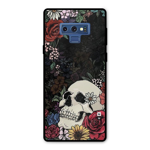 Pretty Skull Metal Back Case for Galaxy Note 9
