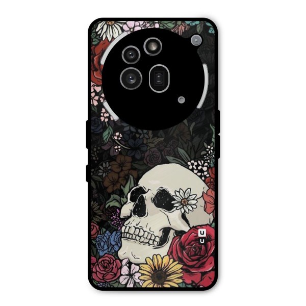 Pretty Skull Metal Back Case for Nothing Phone 3a Pro