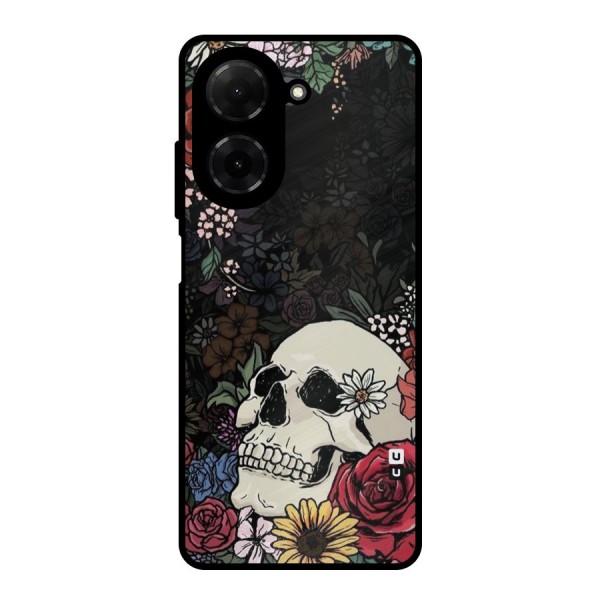 Pretty Skull Metal Back Case for Poco C71