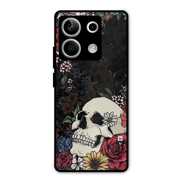 Pretty Skull Metal Back Case for Redmi Note 13 5G