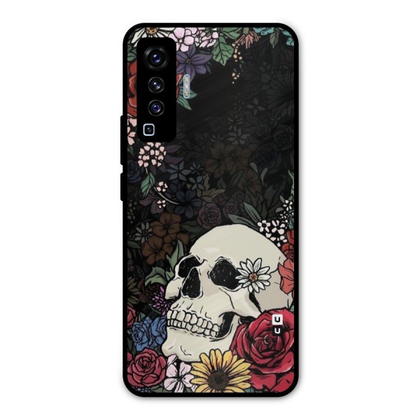 Pretty Skull Metal Back Case for Vivo X50
