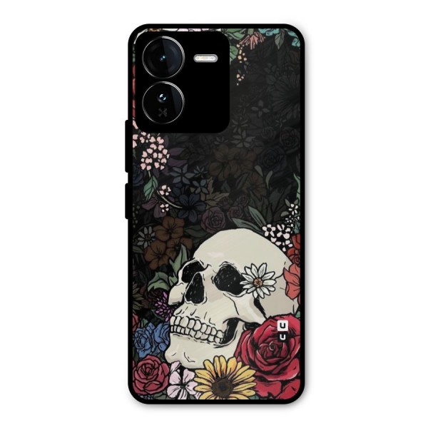 Pretty Skull Metal Back Case for iQOO Z9