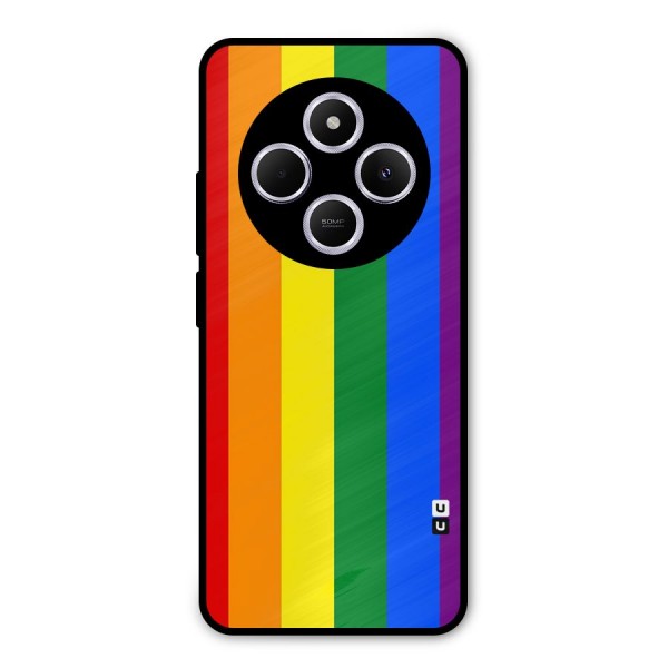 Pride Rainbow Stripes Metal Back Case for Redmi A4