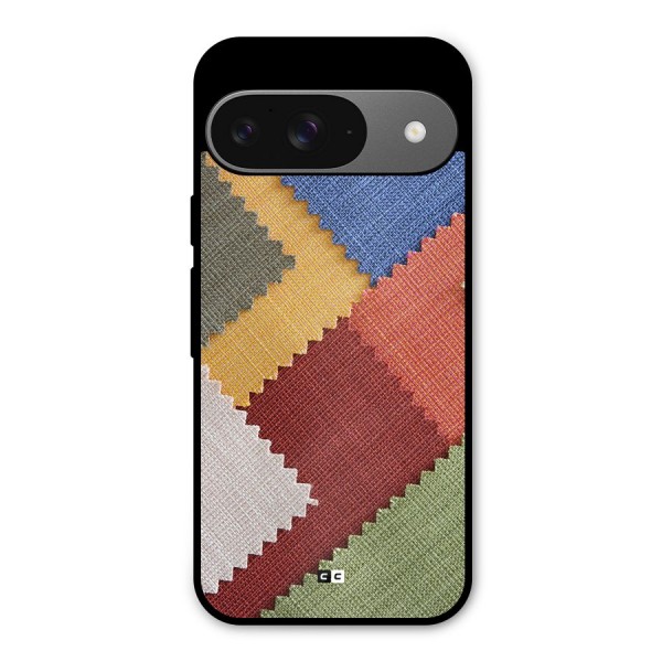 Printed Fabric Metal Back Case for Google Pixel 9