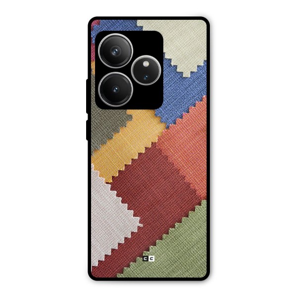 Printed Fabric Metal Back Case for Realme GT 6