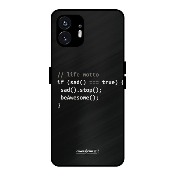 Programmers Life Metal Back Case for Nothing Phone 2