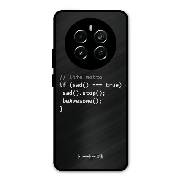 Programmers Life Metal Back Case for Realme 12 Pro Plus