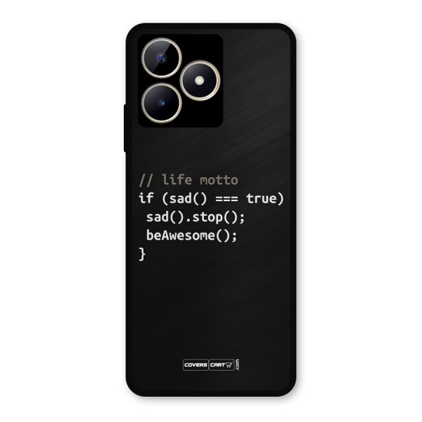 Programmers Life Metal Back Case for Realme C53