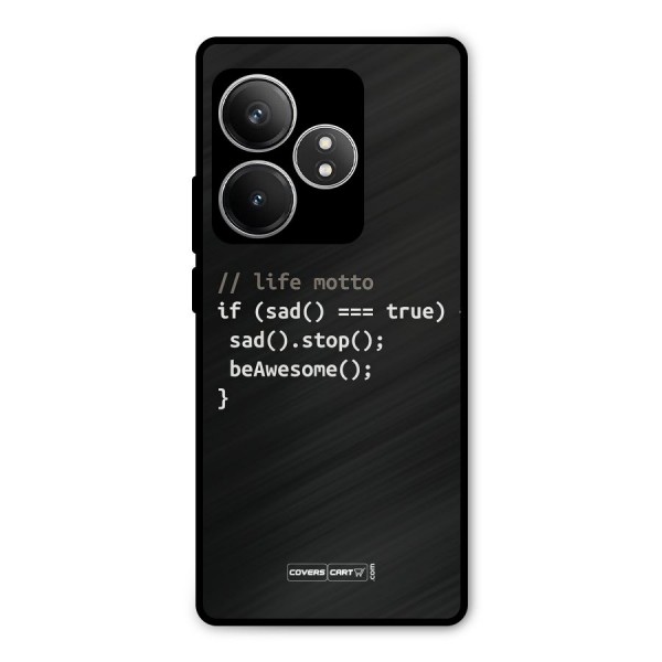 Programmers Life Metal Back Case for Realme GT 6T
