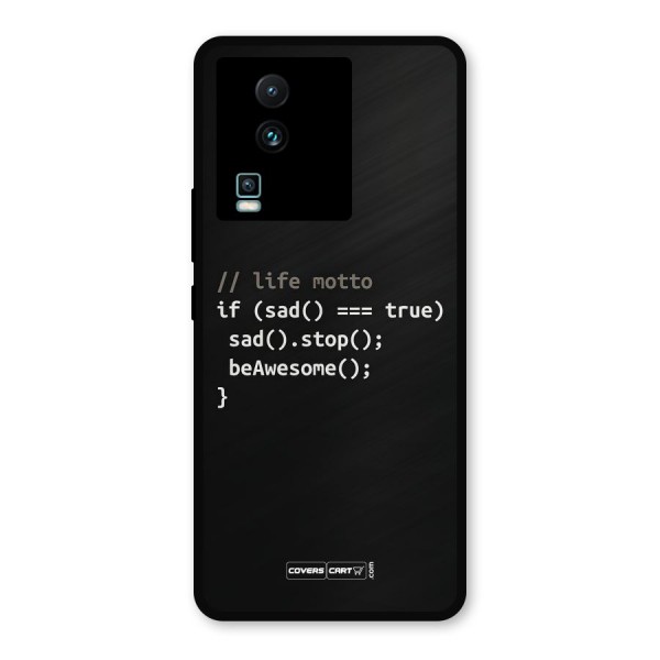 Programmers Life Metal Back Case for iQOO Neo 7 Pro