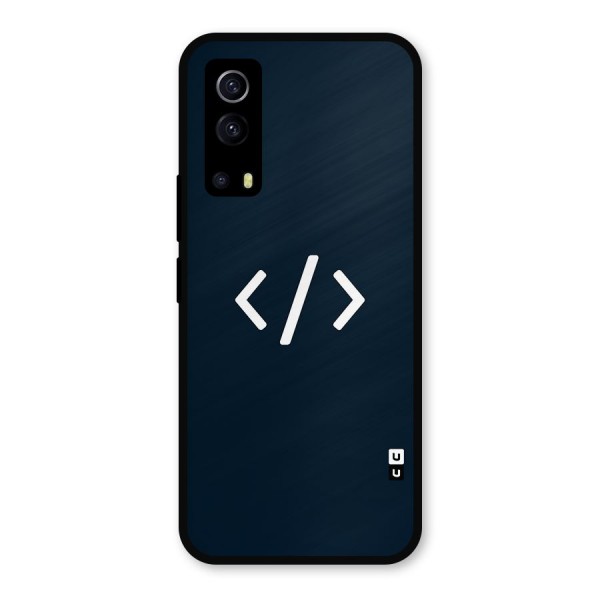 Programmers Style Symbol Metal Back Case for iQOO Z3