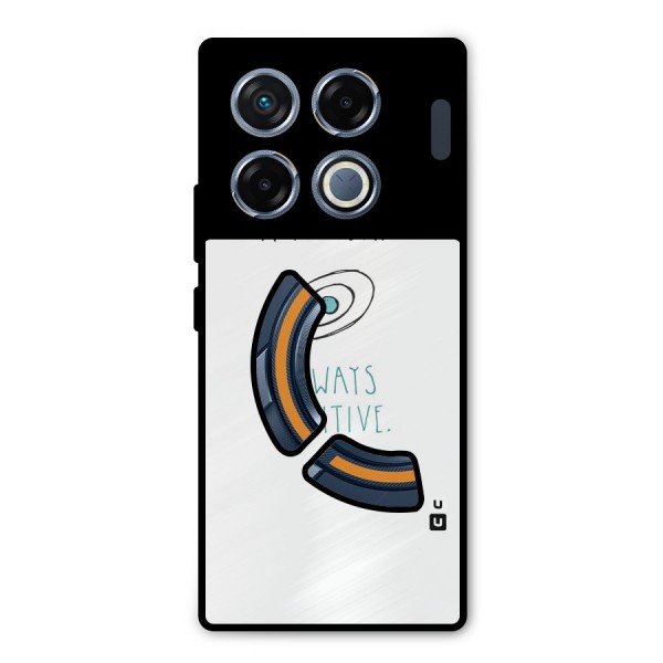 Proton Positive Metal Back Case for Infinix GT 20 Pro