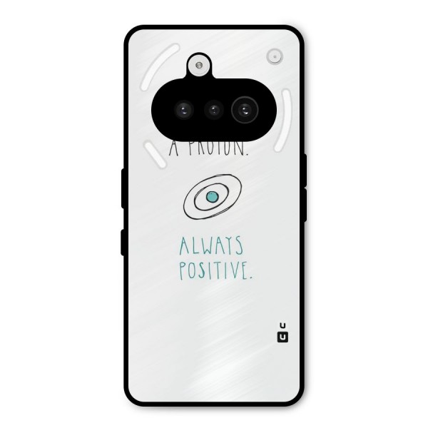 Proton Positive Metal Back Case for Nothing Phone 3a