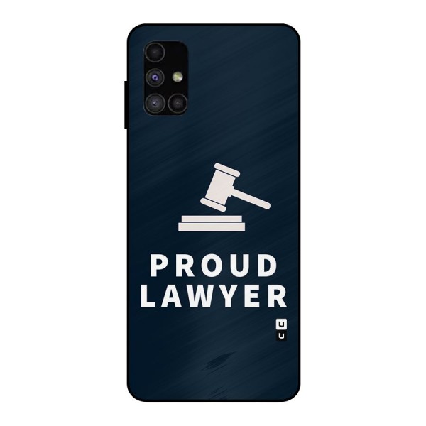 Proud Lawyer Metal Back Case for Galaxy M51