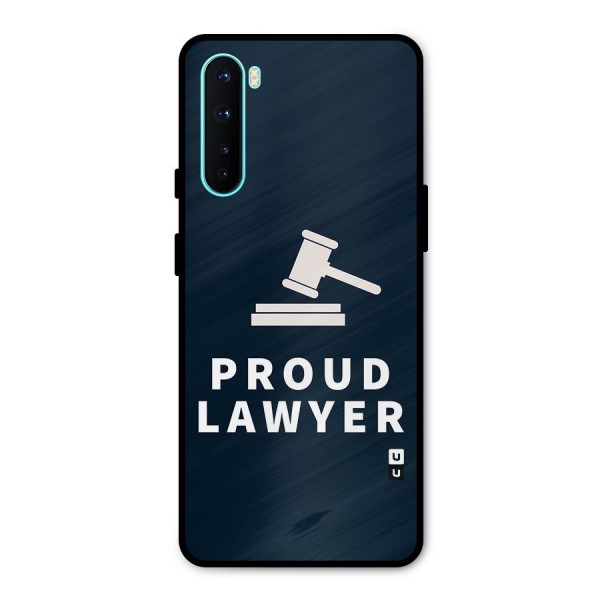 Proud Lawyer Metal Back Case for OnePlus Nord