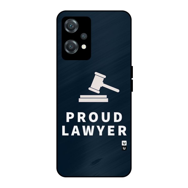 Proud Lawyer Metal Back Case for OnePlus Nord CE 2 Lite 5G