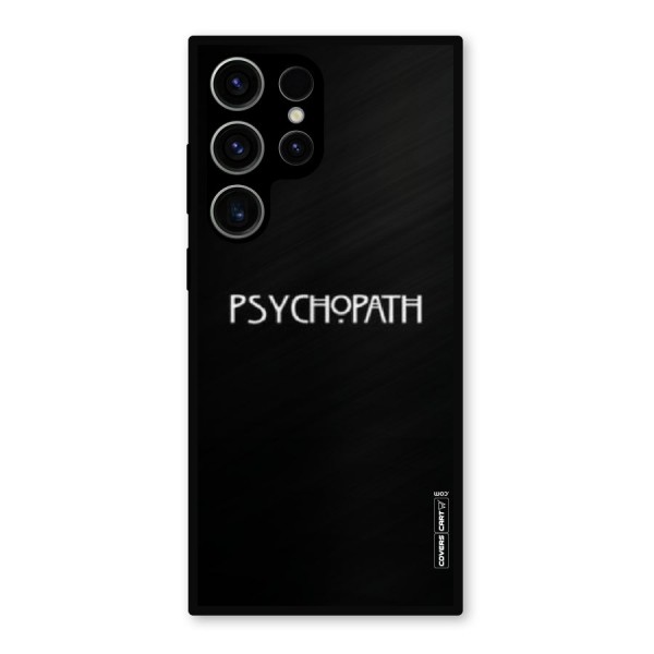 Psycopath Alert Metal Back Case for Galaxy S23 Ultra