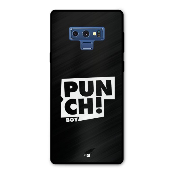 Punch Boy Metal Back Case for Galaxy Note 9