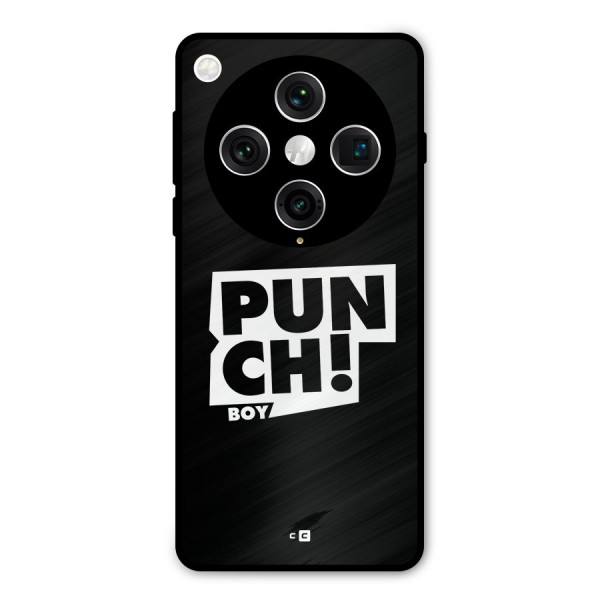 Punch Boy Metal Back Case for Oppo Find X8 Pro
