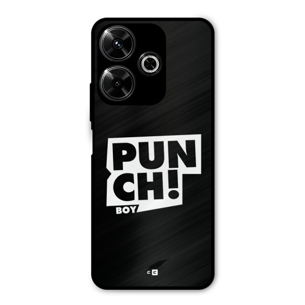 Punch Boy Metal Back Case for Poco M6 Plus