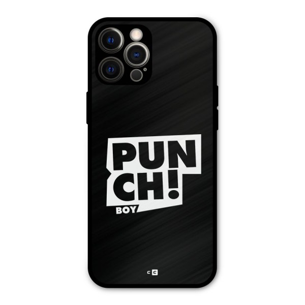 Punch Boy Metal Back Case for iPhone 12 Pro Max