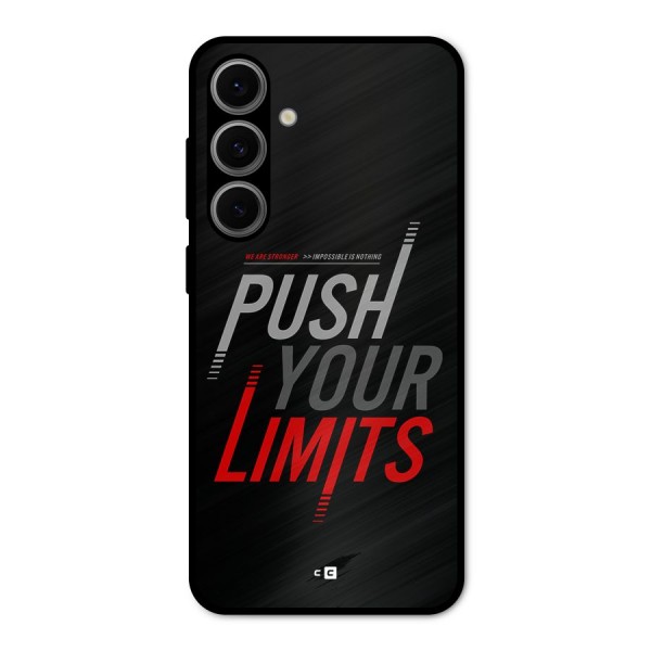 Push Your Limits Metal Back Case for Galaxy S24 FE
