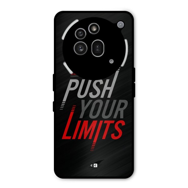 Push Your Limits Metal Back Case for Nothing Phone 3a Pro