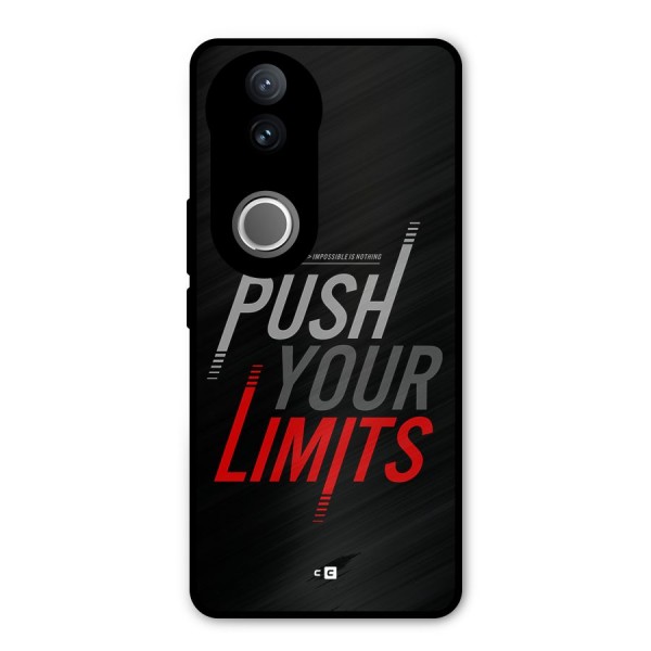 Push Your Limits Metal Back Case for Vivo V50e