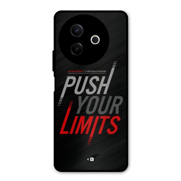 Push Your Limits Metal Back Case for Vivo Y39