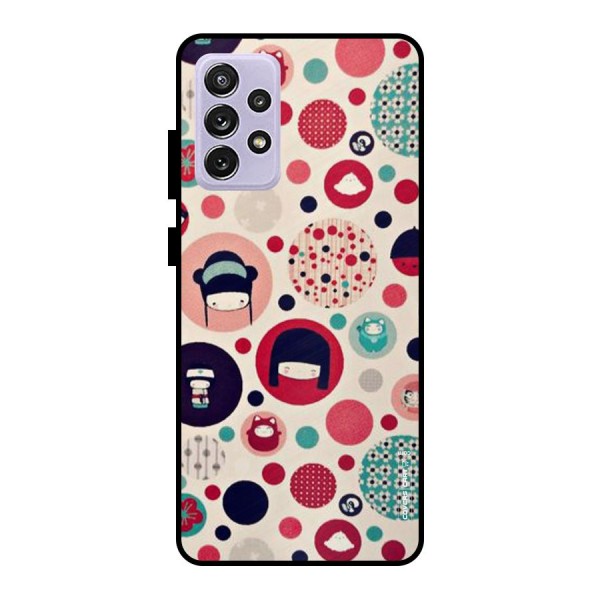 Quirky Metal Back Case for Galaxy A72