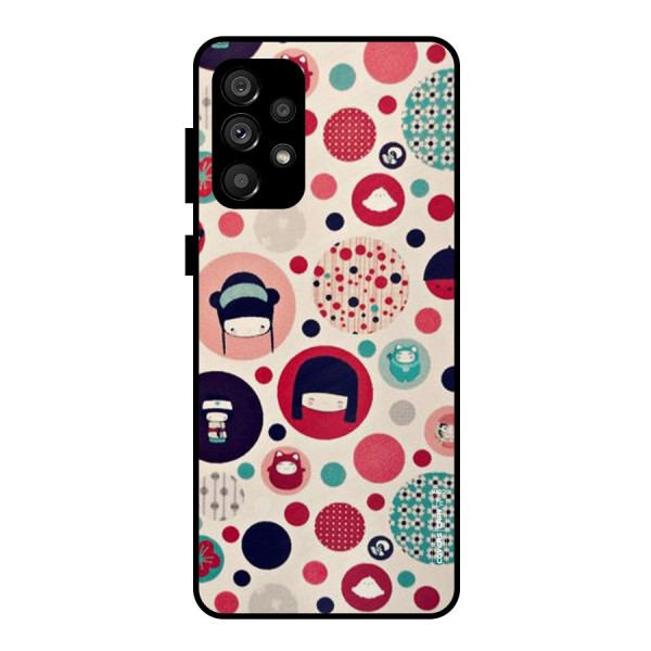 Quirky Metal Back Case for Galaxy A73 5G