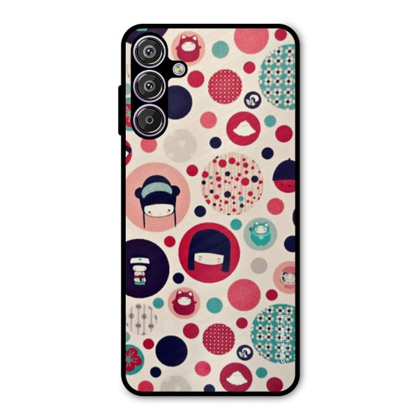 Quirky Metal Back Case for Galaxy F15
