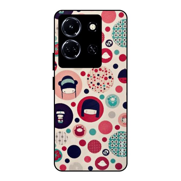 Quirky Metal Back Case for Infinix Note 30 5G