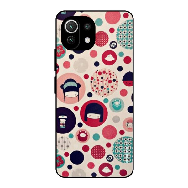 Quirky Metal Back Case for Mi 11 Lite
