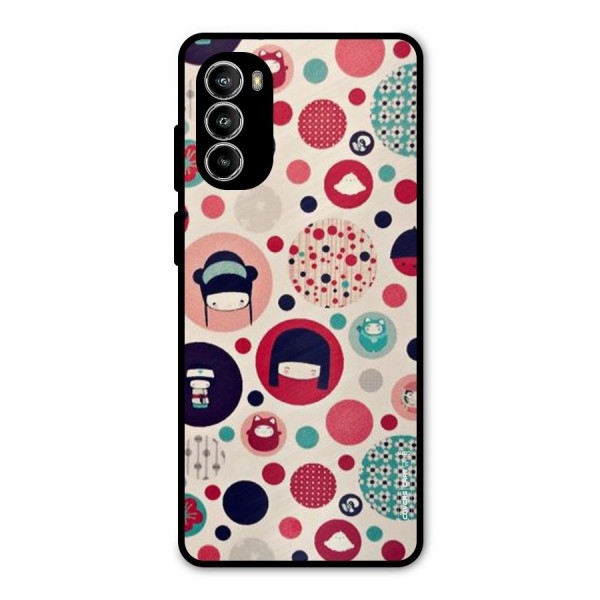 Quirky Metal Back Case for Moto G52